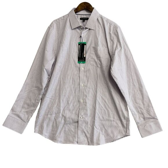 NEW Banana Republic Men's XL Slim Fit Checkered Dress Shirt Button down - Picture 2 of 8